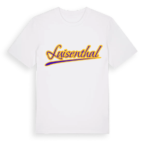 Luisenthal baseball t-shirt – ekologisk bomull t-shirt från Pinshirt