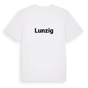 Lunzig fetstil t-shirt – ekologisk bomull t-shirt från Pinshirt