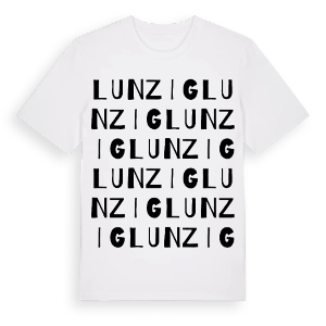 Lunzig ordlek t-shirt – ekologisk bomull t-shirt från Pinshirt