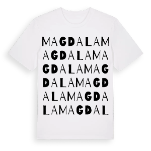 Magdala ordlek t-shirt – ekologisk bomull t-shirt från Pinshirt