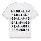 Magdala ordlek t-shirt