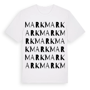 Mark ordlek t-shirt – ekologisk bomull t-shirt från Pinshirt