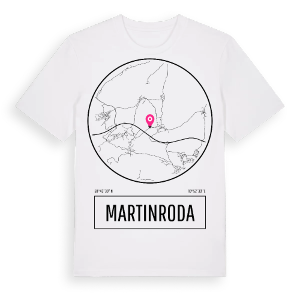 Martinroda t-shirt – ekologisk bomull t-shirt från Pinshirt