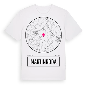 Martinroda t-shirt – ekologisk bomull t-shirt från Pinshirt