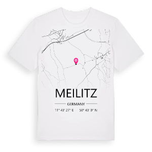Meilitz karta t-shirt – ekologisk bomull t-shirt från Pinshirt