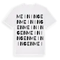 Meiningen ordlek t-shirt