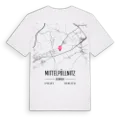 Mittelpöllnitz karta t-shirt