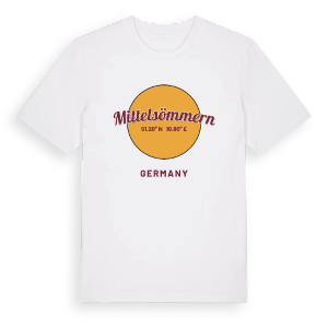 Mittelsömmern cirkel t-shirt – ekologisk bomull t-shirt från Pinshirt