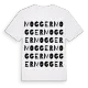 Mogger ordlek t-shirt