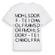 Mohlsdorf-Teichwolframsdorf ordlek t-shirt