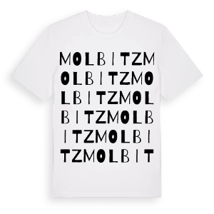 Molbitz ordlek t-shirt – ekologisk bomull t-shirt från Pinshirt