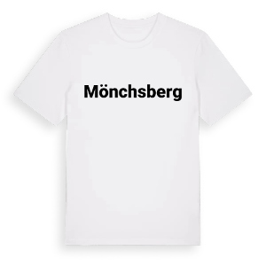 Mönchsberg fetstil t-shirt – ekologisk bomull t-shirt från Pinshirt