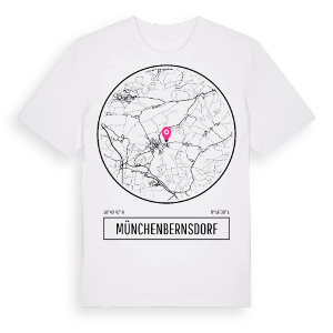 Münchenbernsdorf t-shirt – ekologisk bomull t-shirt från Pinshirt