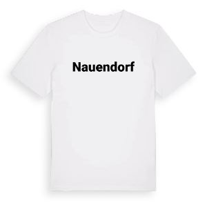 Nauendorf fetstil t-shirt – ekologisk bomull t-shirt från Pinshirt