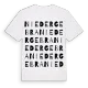 Niedergebra ordlek t-shirt