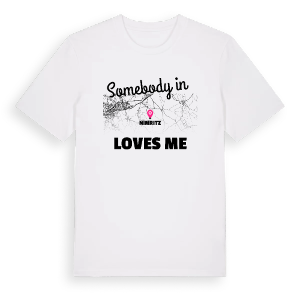 Någon i Nimritz älskar mig t-shirt – ekologisk bomull t-shirt från Pinshirt