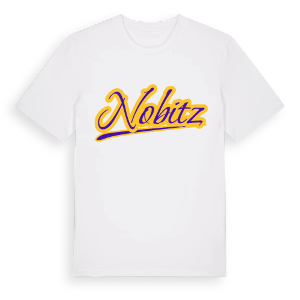 Nobitz baseball t-shirt – ekologisk bomull t-shirt från Pinshirt