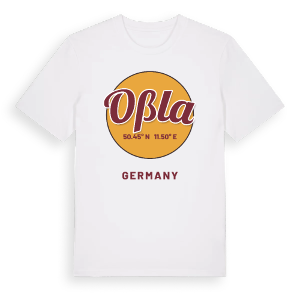 Oßla cirkel t-shirt – ekologisk bomull t-shirt från Pinshirt