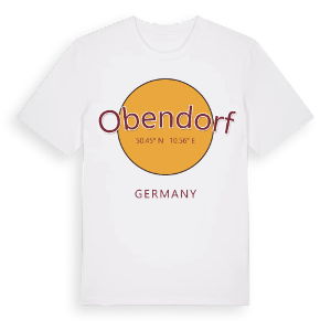 Obendorf cirkel t-shirt – ekologisk bomull t-shirt från Pinshirt