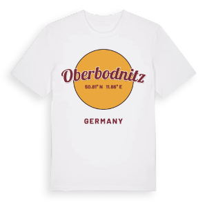 Oberbodnitz cirkel t-shirt – ekologisk bomull t-shirt från Pinshirt