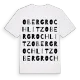 Obergrochlitz ordlek t-shirt