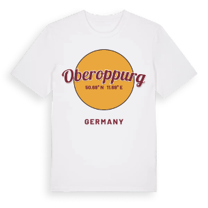 Oberoppurg cirkel t-shirt – ekologisk bomull t-shirt från Pinshirt