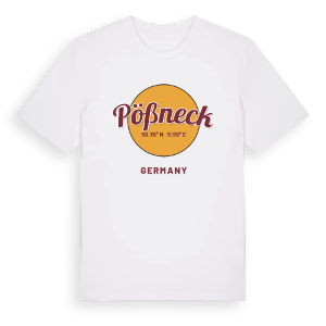 Pößneck cirkel t-shirt – ekologisk bomull t-shirt från Pinshirt