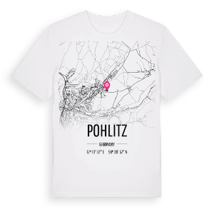 Pohlitz karta t-shirt – ekologisk bomull t-shirt från Pinshirt
