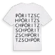 Pöritzsch ordlek t-shirt