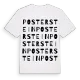 Posterstein ordlek t-shirt
