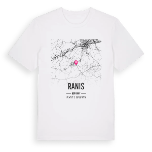 Ranis karta t-shirt – ekologisk bomull t-shirt från Pinshirt