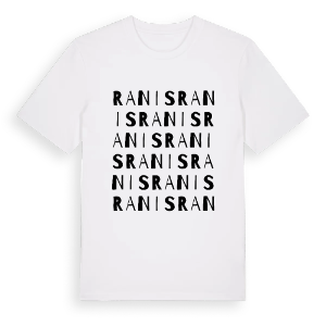 Ranis ordlek t-shirt – ekologisk bomull t-shirt från Pinshirt