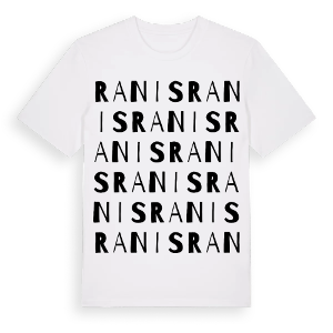 Ranis ordlek t-shirt – ekologisk bomull t-shirt från Pinshirt