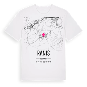 Ranis karta t-shirt – ekologisk bomull t-shirt från Pinshirt