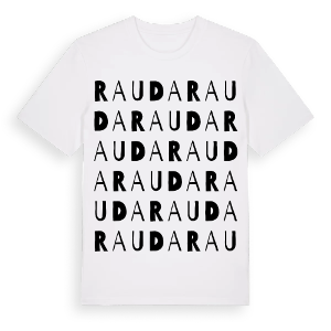 Rauda ordlek t-shirt – ekologisk bomull t-shirt från Pinshirt