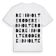 Reinholterode ordlek t-shirt