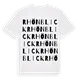 Rhönblick ordlek t-shirt