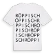 Röppisch ordlek t-shirt
