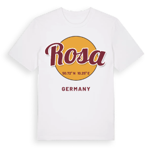 Rosa cirkel t-shirt – ekologisk bomull t-shirt från Pinshirt