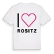 Jag älskar Rositz t-shirt stort tryck