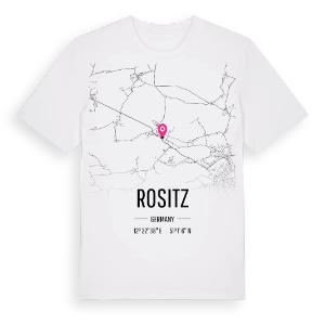 Rositz karta t-shirt – ekologisk bomull t-shirt från Pinshirt