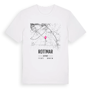 Rottmar karta t-shirt – ekologisk bomull t-shirt från Pinshirt
