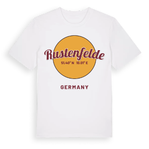 Rustenfelde cirkel t-shirt – ekologisk bomull t-shirt från Pinshirt