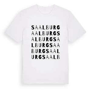 Saalburg ordlek t-shirt – ekologisk bomull t-shirt från Pinshirt
