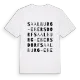 Saalburg-Ebersdorf ordlek t-shirt