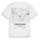 Scheibe-Alsbach karta t-shirt