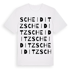 Scheiditz ordlek t-shirt – ekologisk bomull t-shirt från Pinshirt