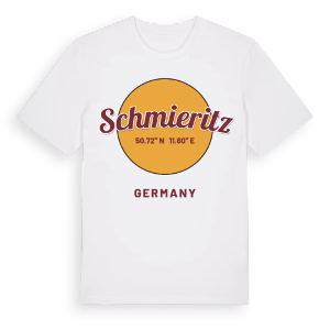 Schmieritz cirkel t-shirt – ekologisk bomull t-shirt från Pinshirt