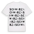 Schwarza ordlek t-shirt