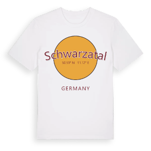 Schwarzatal cirkel t-shirt – ekologisk bomull t-shirt från Pinshirt